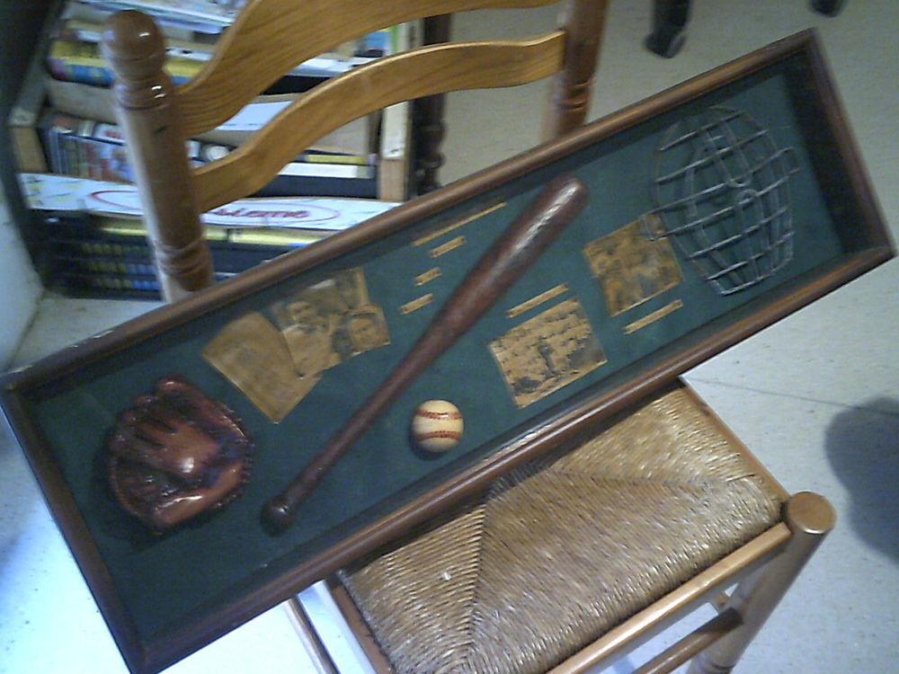 Cadre ancien de Baseball Décoration