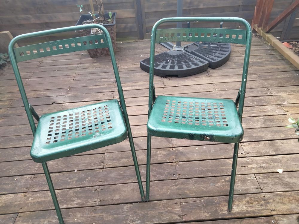 Chaises design en fer Jardin