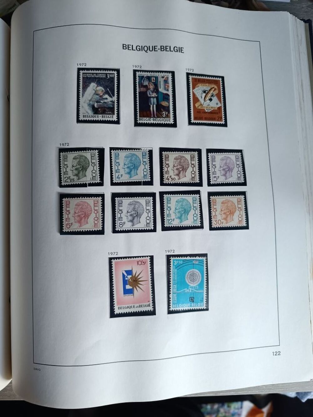 timbre de la Belgique 