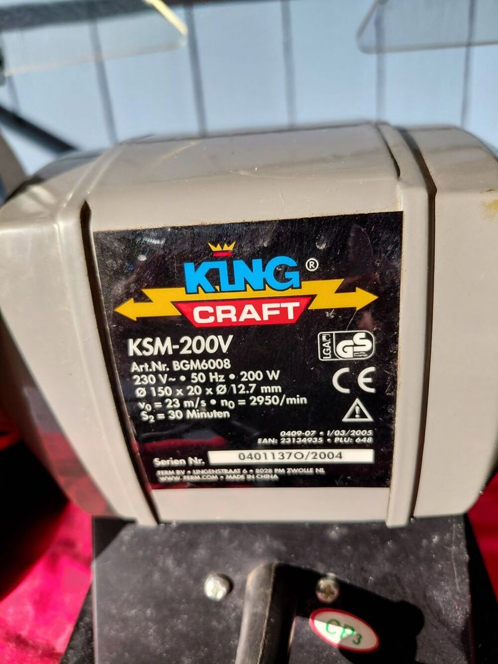 Touret &agrave; meuler KING CRAFT livr&eacute; avec 2 meules Bricolage