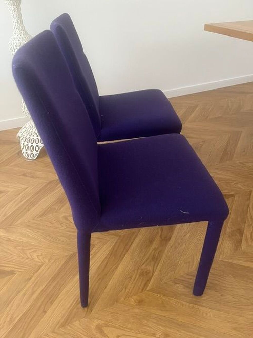 lot de 2 chaises contemporaines roche bobois Meubles