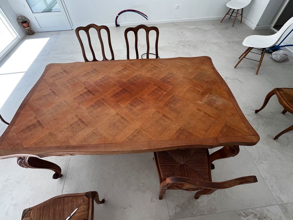 Table en merisier et 6 chaises Meubles