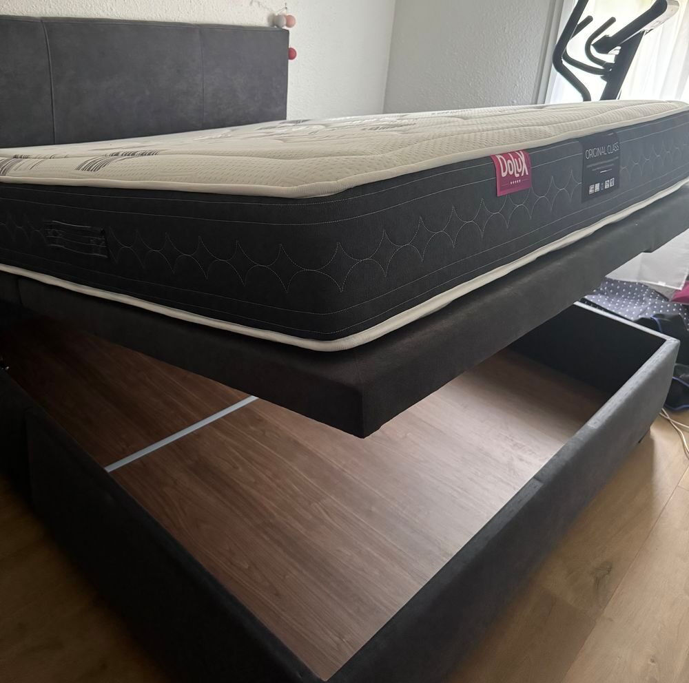 Lit Coffre LEATHER 180cm x 200 cm Meubles