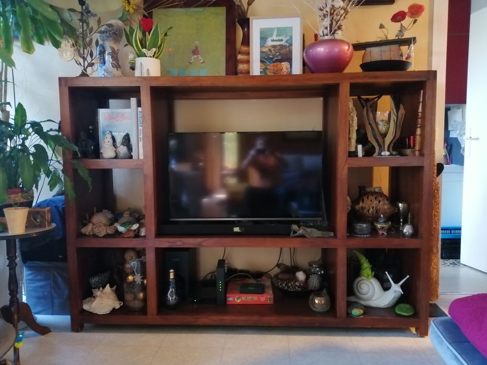 Meuble TV bois exotique Meubles