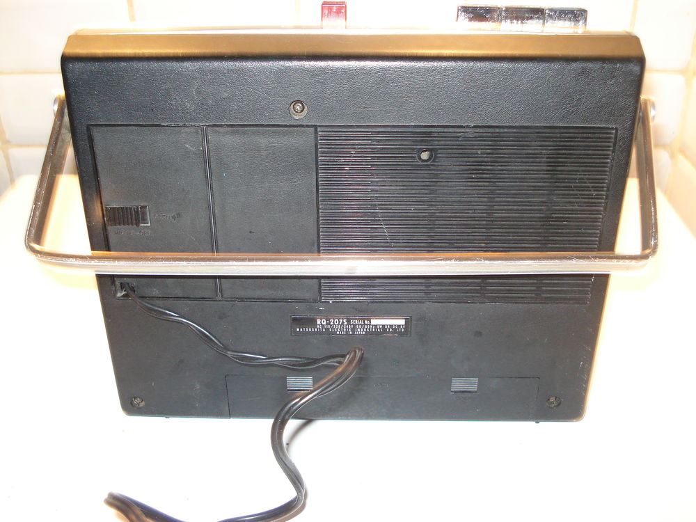 lecteur de K7 magn&eacute;tophone NATIONAL RQ-207S (devenu PANASONI Audio et hifi