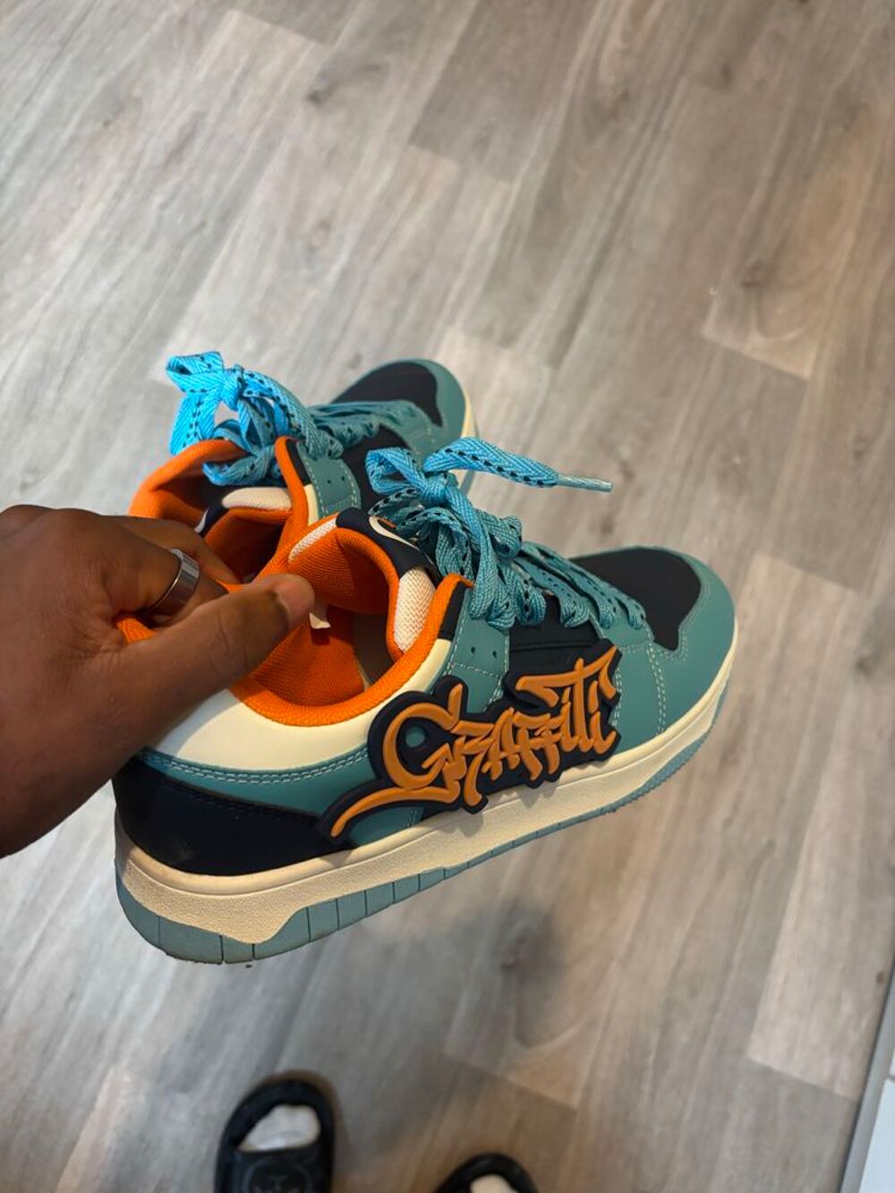 baskets bleues Chaussures