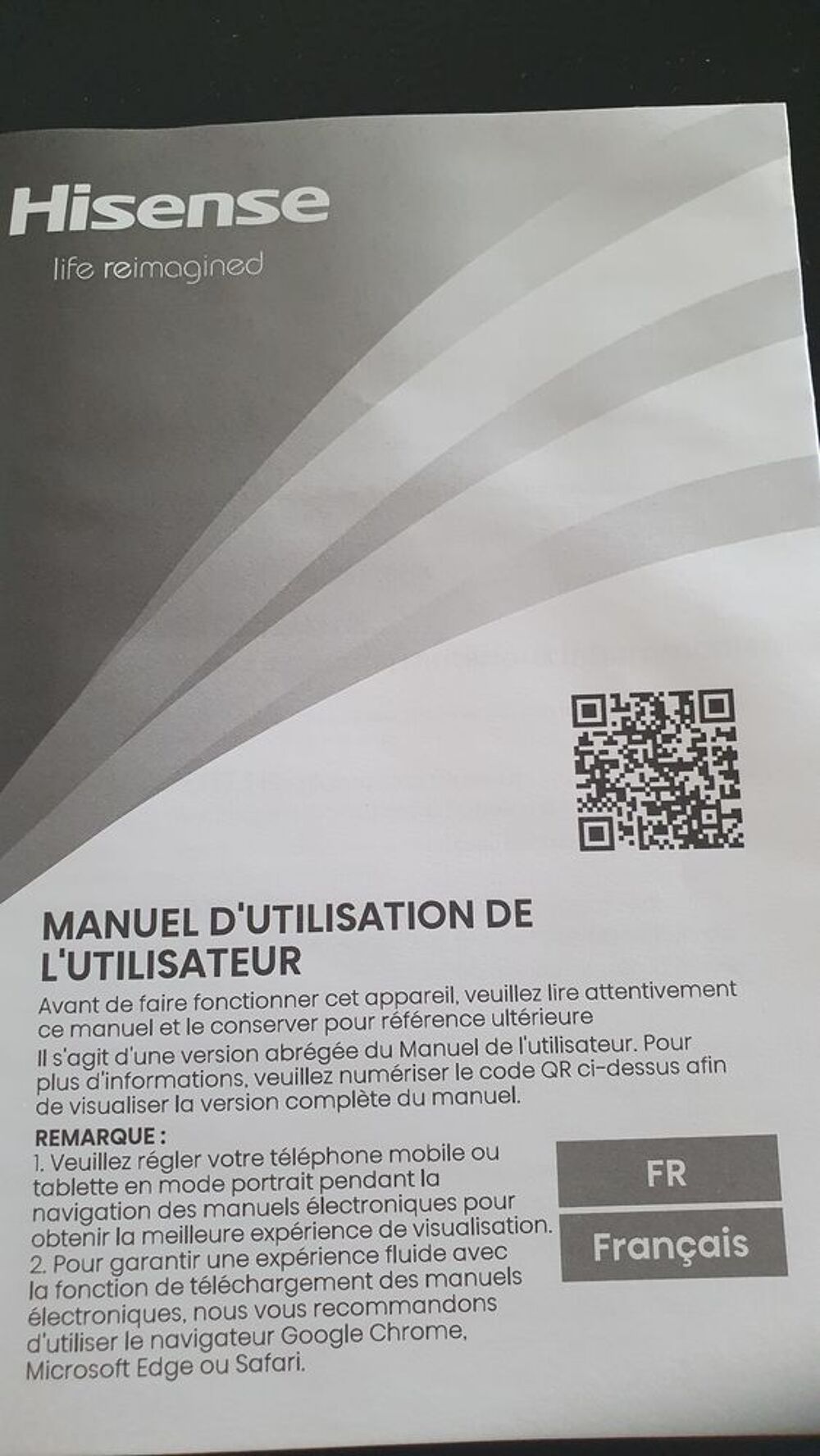 R&eacute;frig&eacute;rateur 2 portes HISENSE RT161D4ABE 124 Litres Electroménager