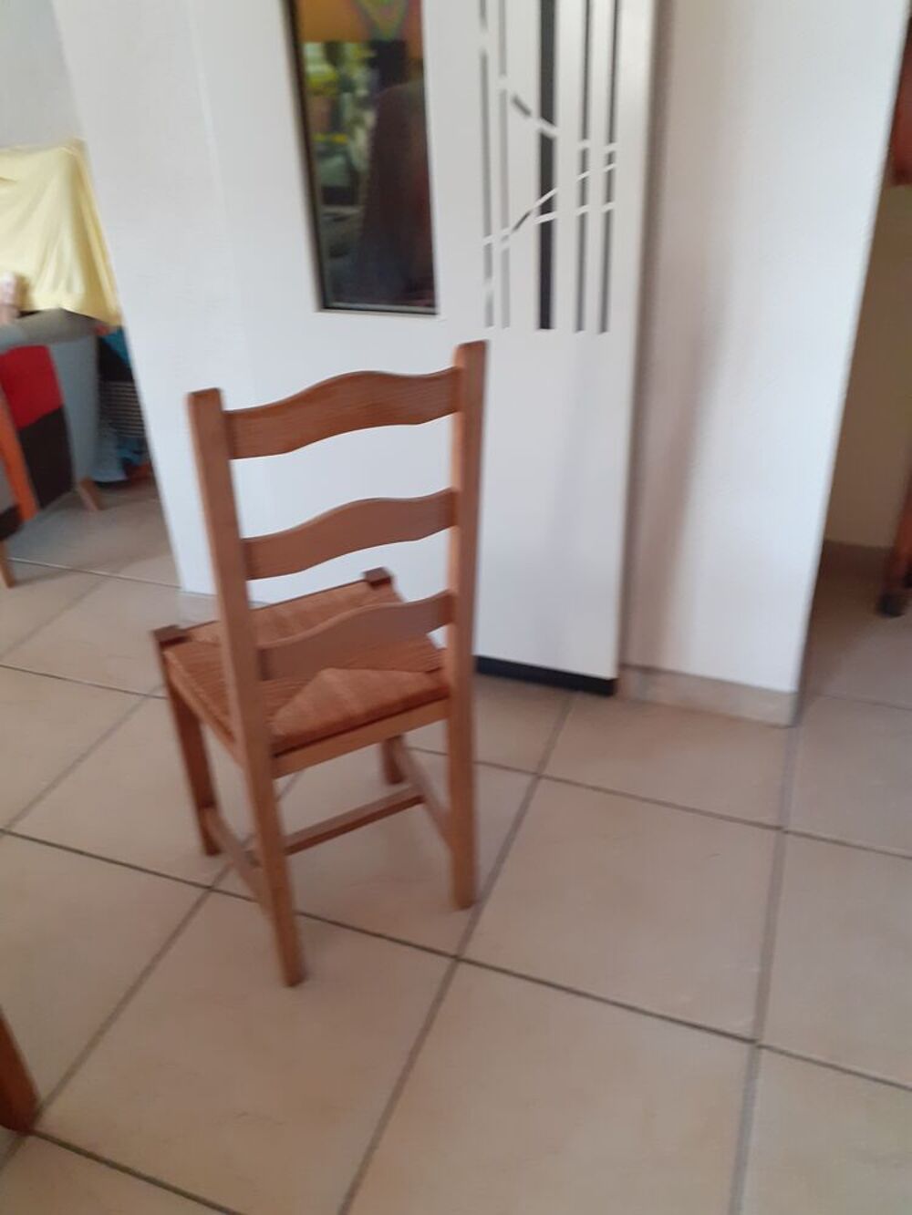 LOT DE 6 CHAISES EN CH&Ecirc;NE MASSIF Meubles