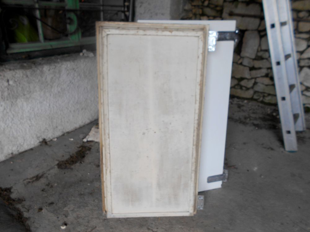 Porte frigo blanc formica vintage (l'unit&eacute;) Meubles