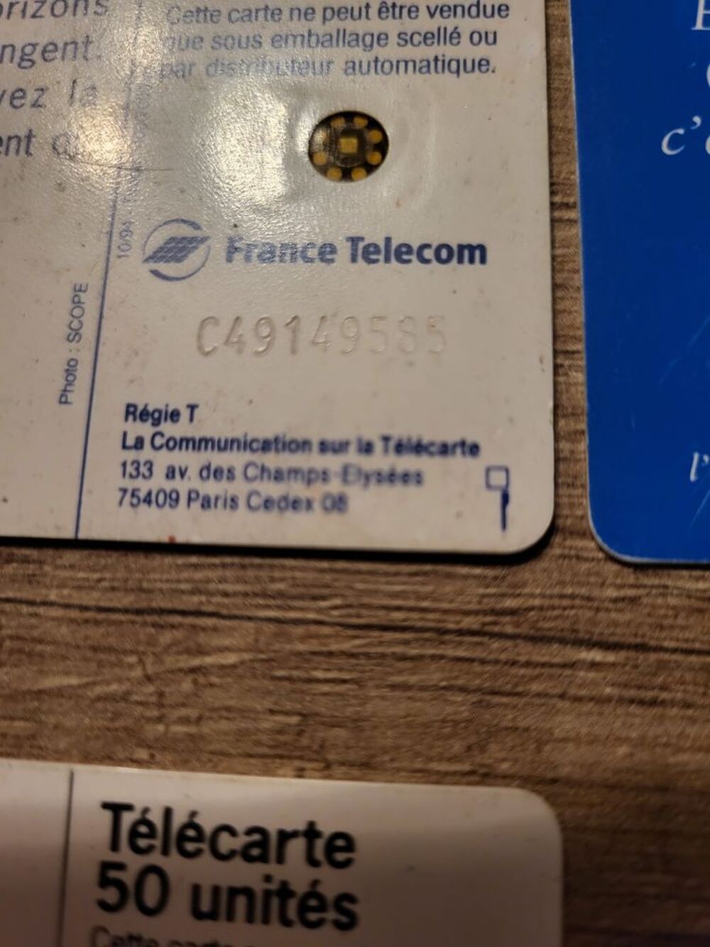 Lot d'anciennes cartes t&eacute;l&eacute;phoniques 