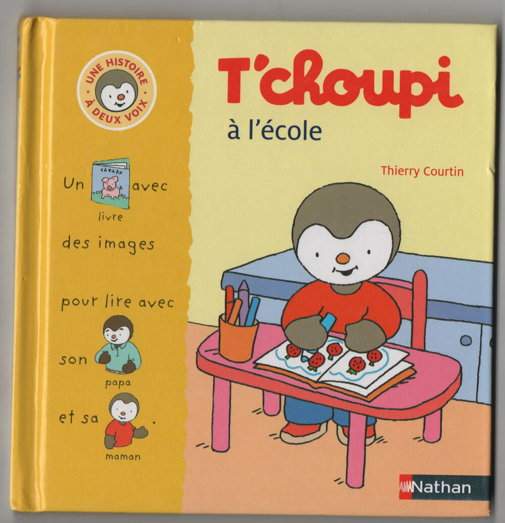 T'choupi &agrave; l'&eacute;cole - Thierry Courtin Livres et BD