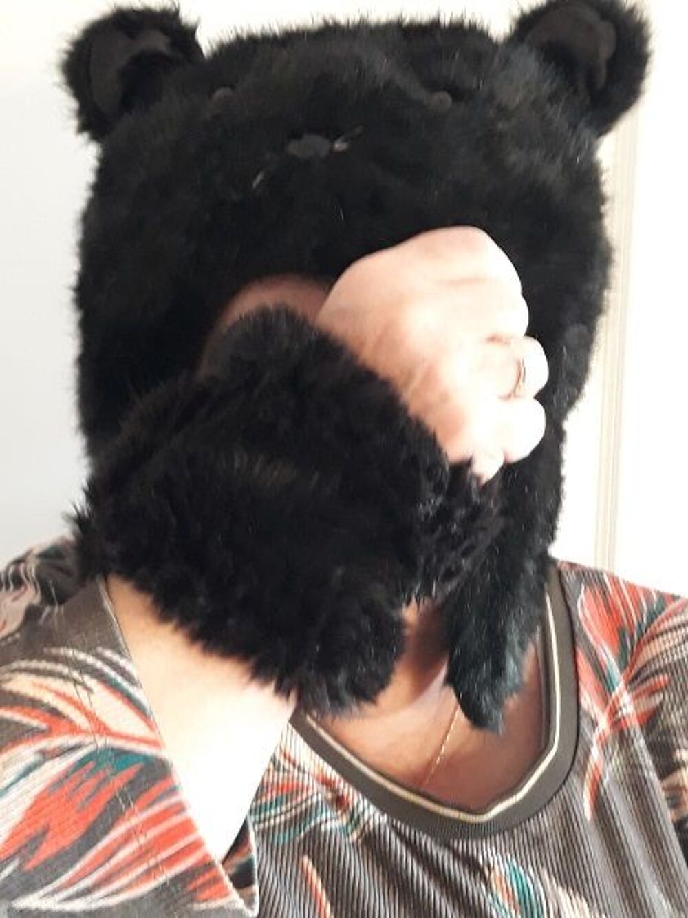 Bonnet Renard Ours cosplay mode hiver manga anime film s&eacute;rie Vêtements