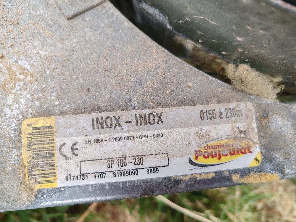 Conduit inox Poujoulat Bricolage