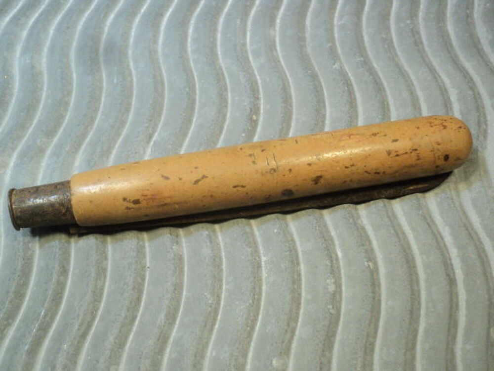 Ancien Couteau Scie Pliante Manche Bois Outil de jardinier. Bricolage