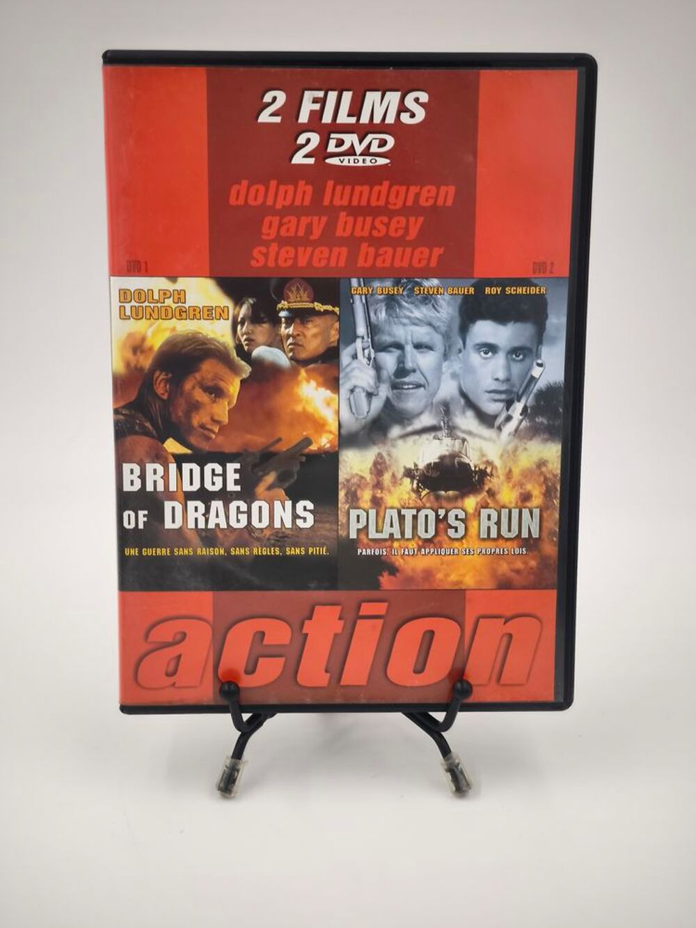 Film DVD Bridge of Dragons + Plato's Run (2 films DVD) DVD et blu-ray
