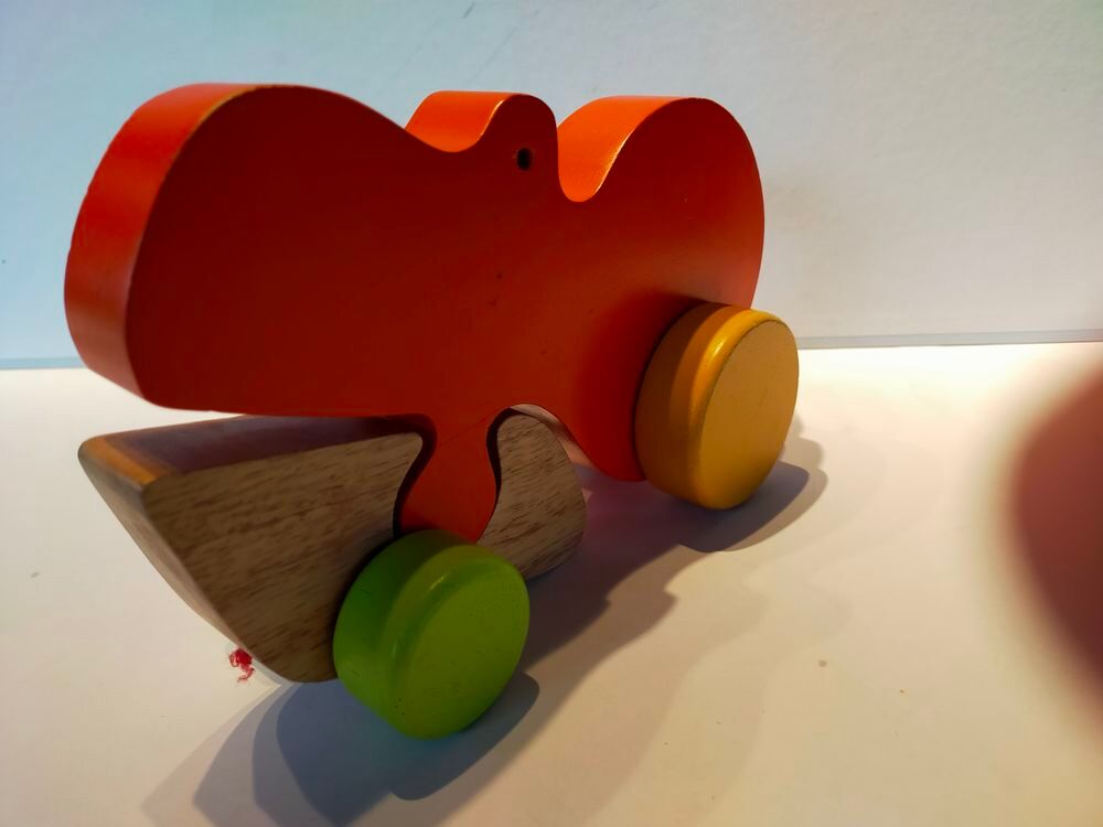 BOIS Hippopotame &agrave; tirer pour les petits
Jeux / jouets