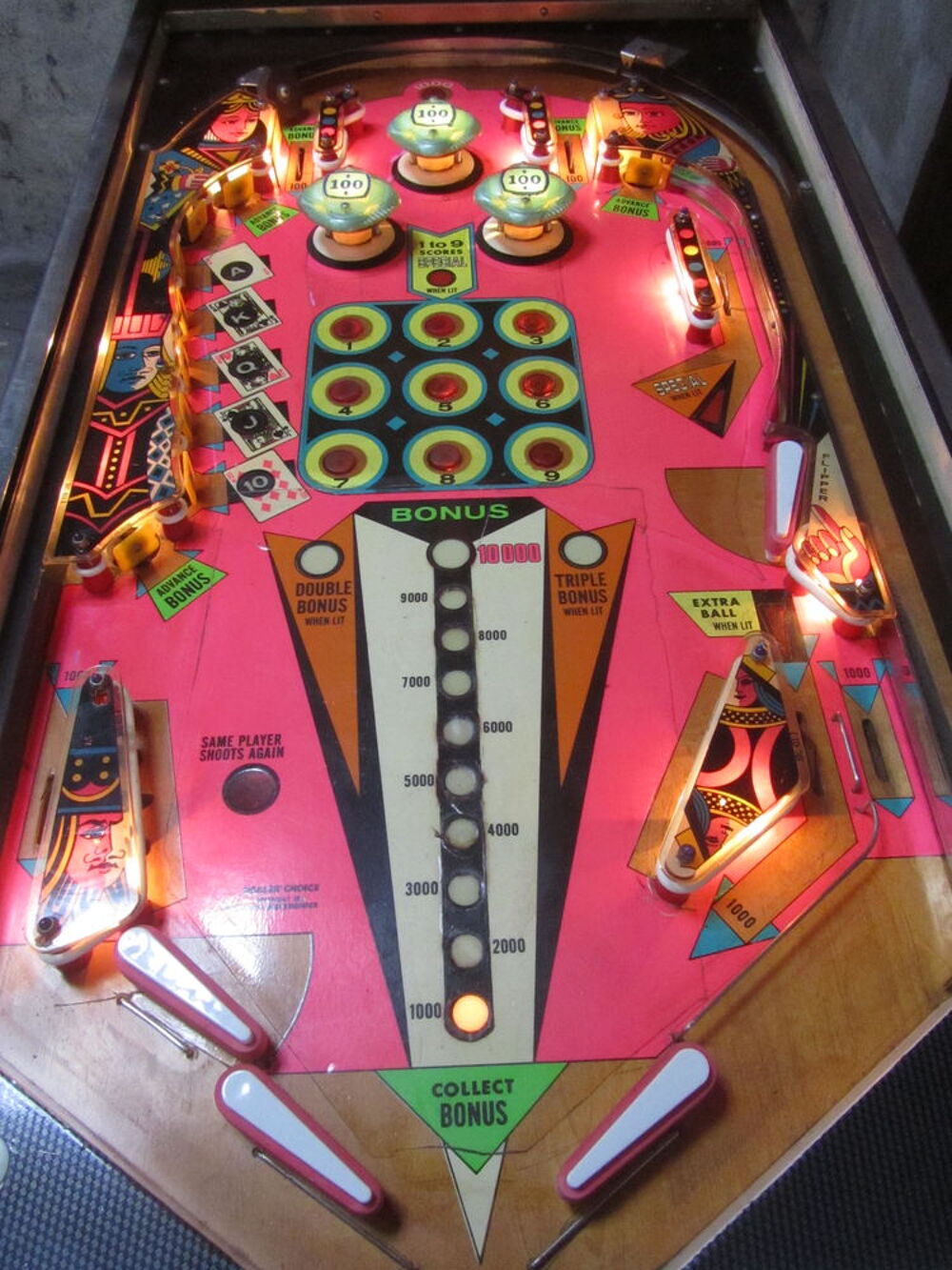 Flipper &eacute;lectrom&eacute;canique Dealers choice Jeux / jouets