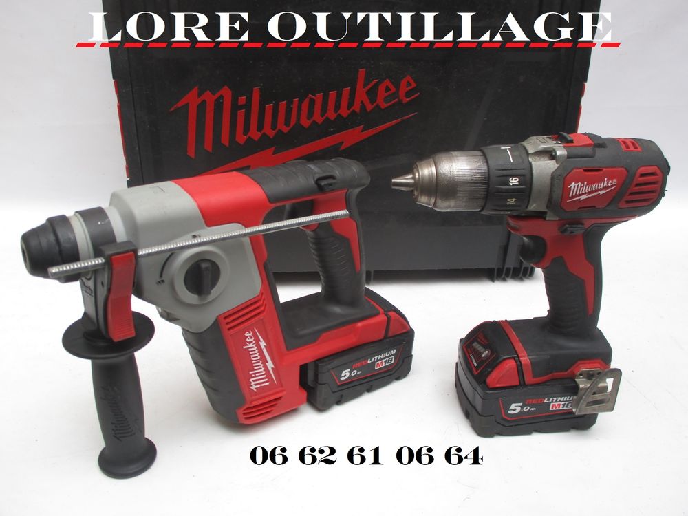 MILWAUKEE M18 BH + M18 BDD Bricolage