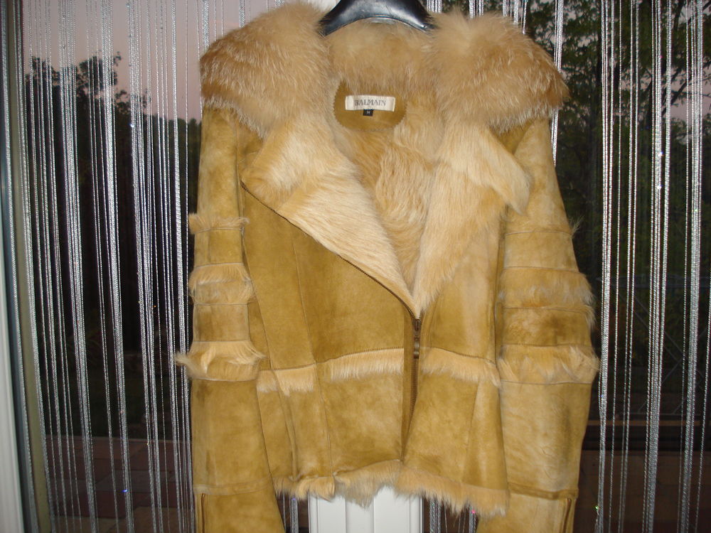 VESTE BALMAIN PARIS T38 CAMEL Vêtements