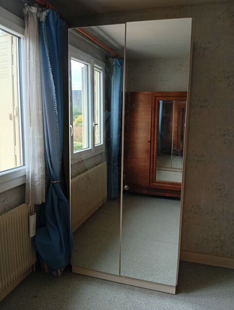 Armoire 2 portes avec miroirs 100 Saintry-sur-Seine (91)