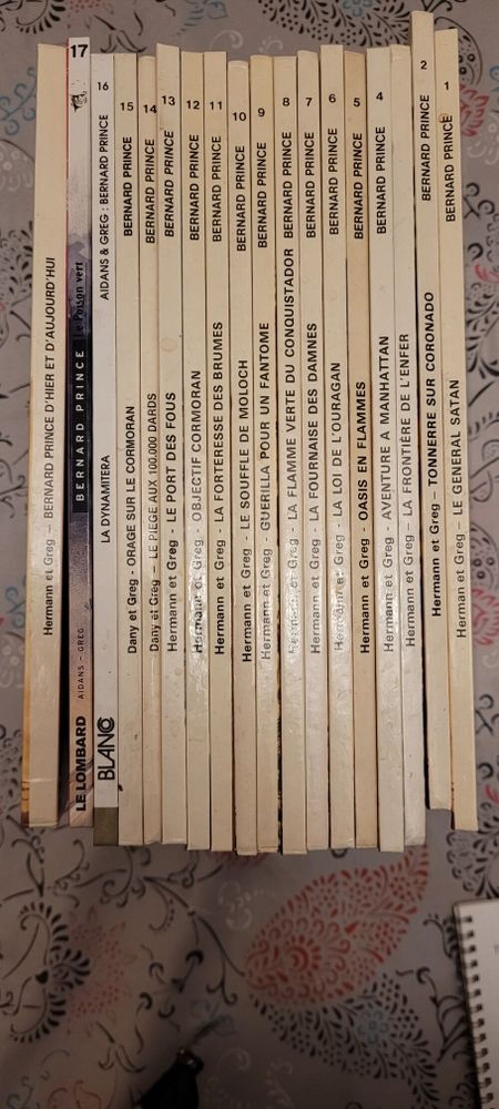 BD - Bernard PRINCE 17 tomes et 1 Hors Serie Livres et BD