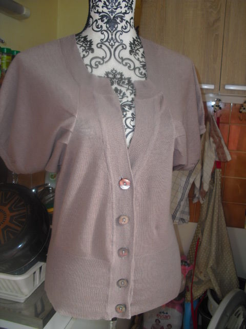 GILET marron NEUF S.P CREATION LIN ET COTON TAILLE 1 8 Lyon 5 (69)
