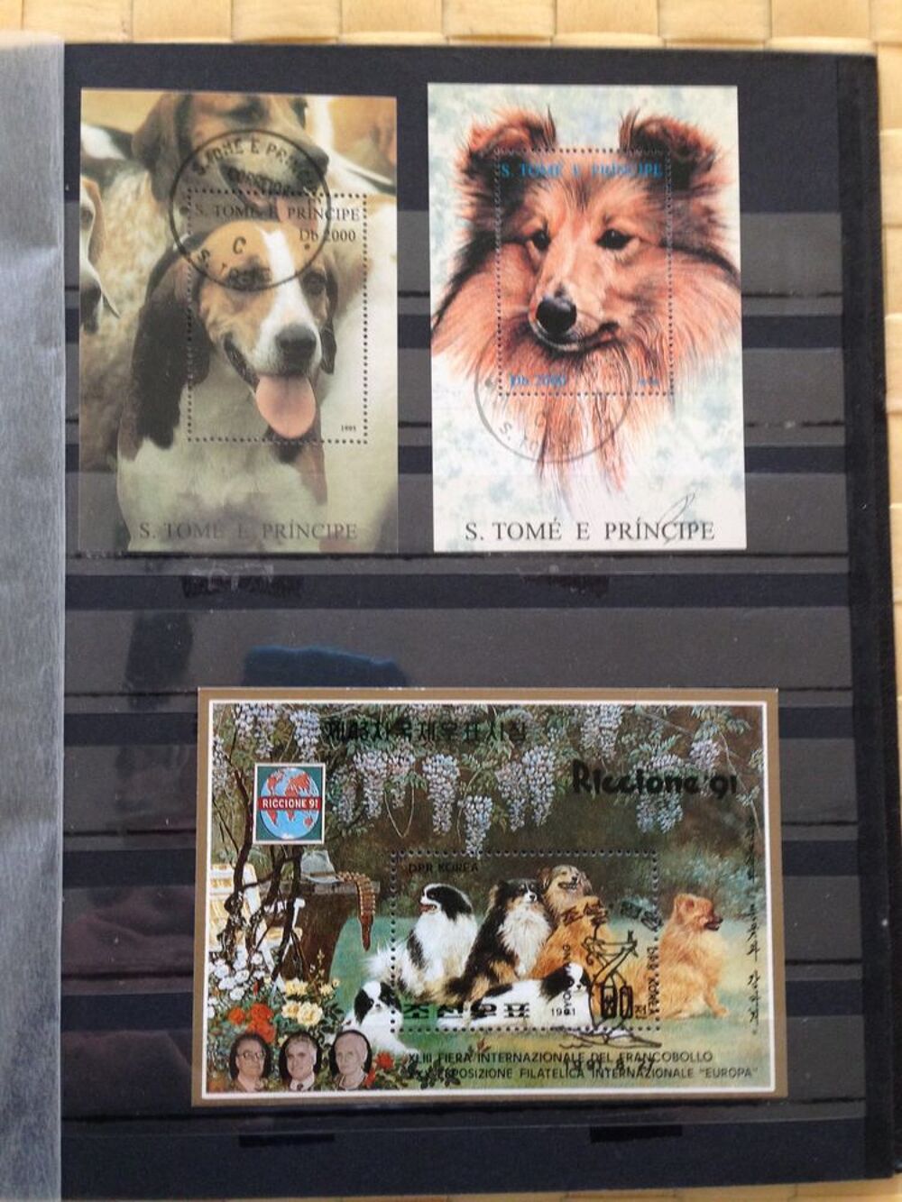 timbres chiens 