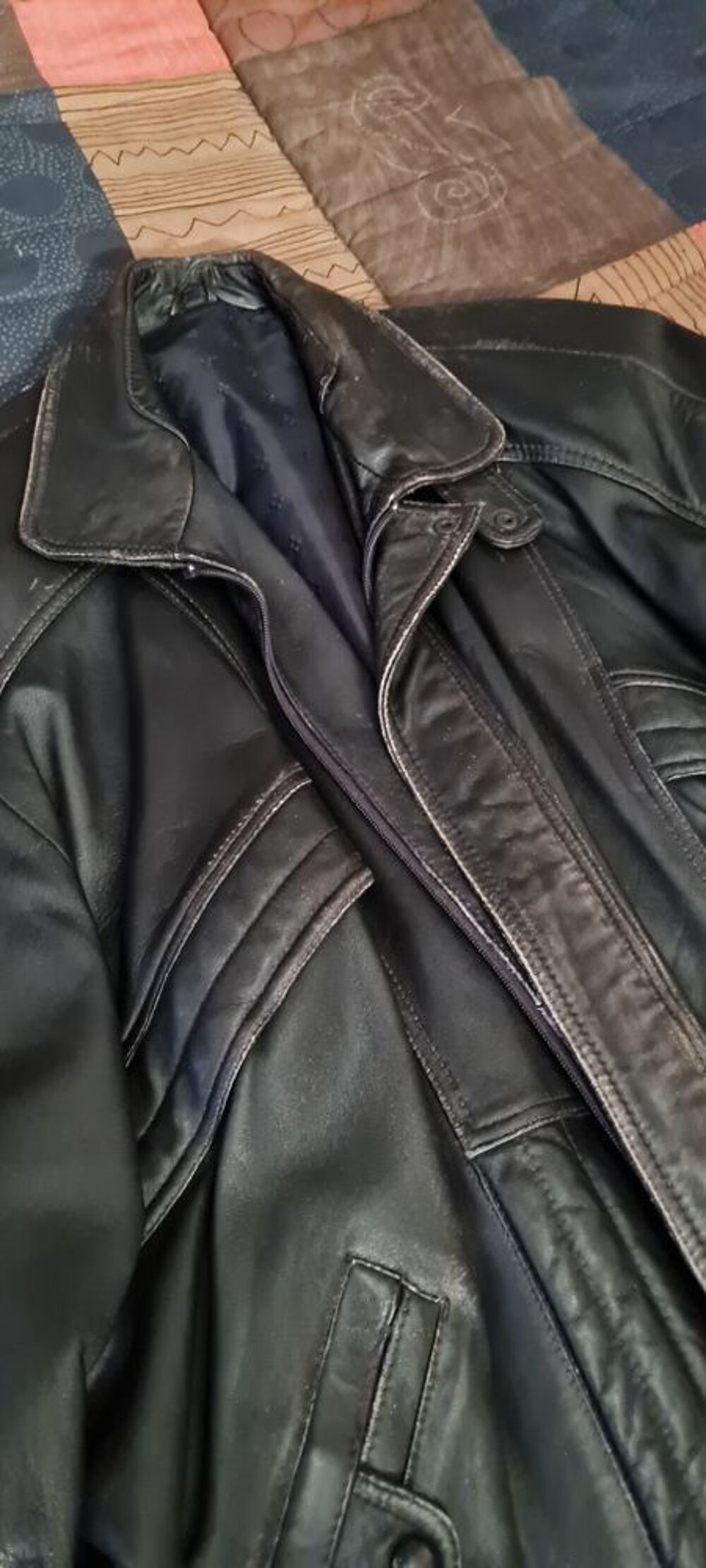 blouson cuir d,agneau Vêtements