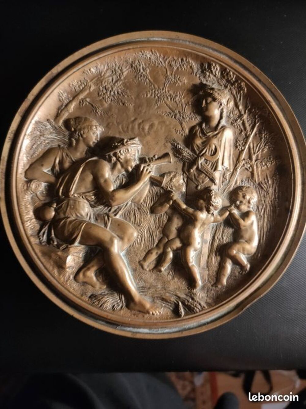 plat bronze dor&eacute; mythologie grec antique grece rome italie 