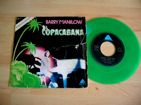 45 TOURS BARRY MANILOW Copacabana - Couleur VERT 12 Nantes (44)
