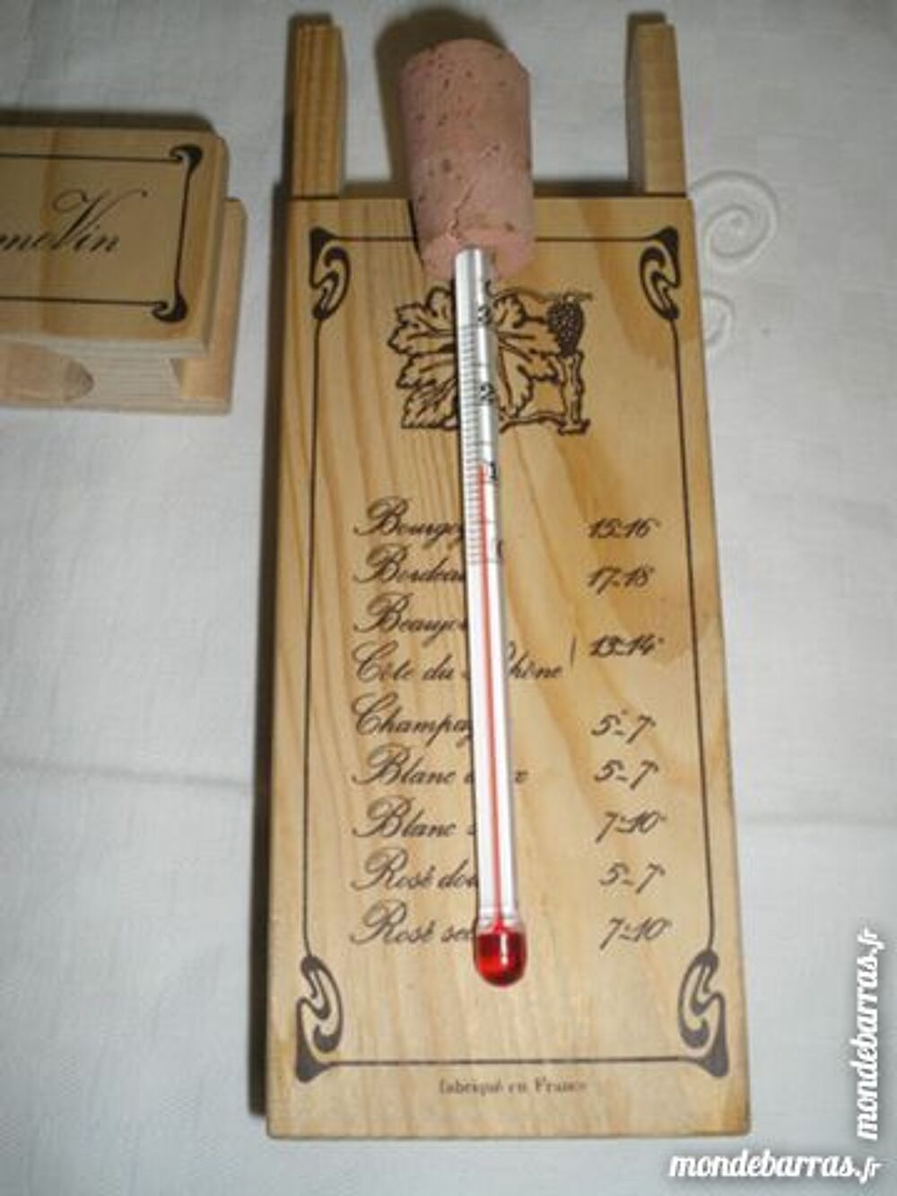 Thermom&egrave;tre &agrave; vin Cuisine
