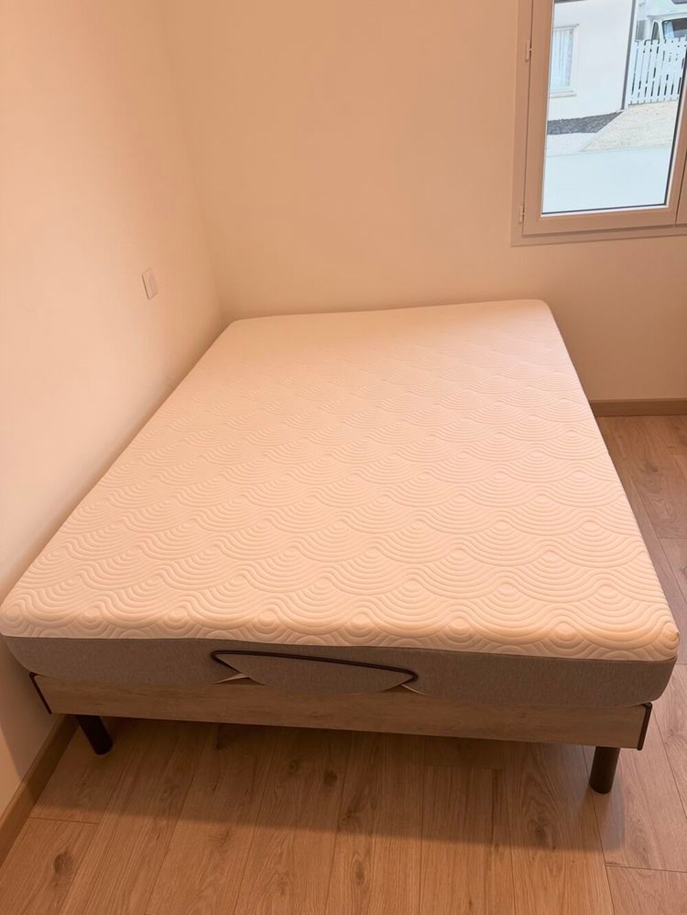 Lit &eacute;lectrique 140x190 et matelas tempur grand confort Meubles