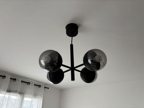 Luminaire en suspension noir - 4 ampoules 25 Maisons-Laffitte (78)