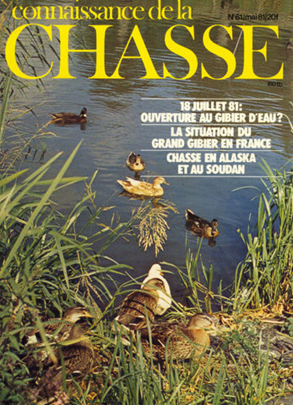 5 Revues CONNAISSANCE DE LA CHASSE anciennes Livres et BD