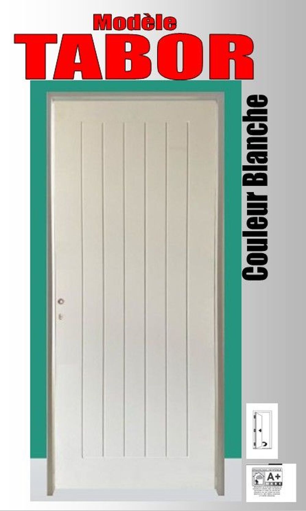 PORTE bloc D'INTERIEUR &Acirc;me pleine Bricolage