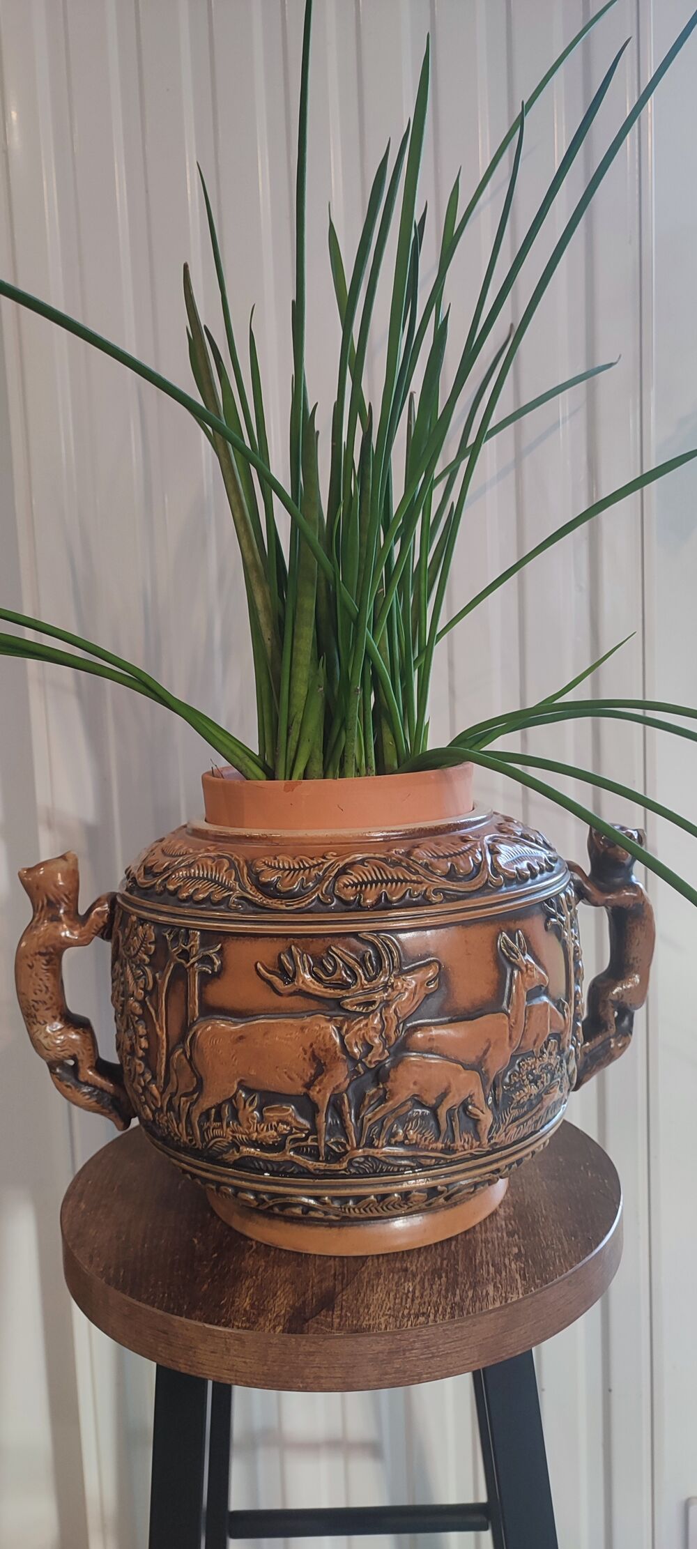Gr&egrave;s ancien West Germ Original Gerzit Gerz Sc&egrave;ne de chasse 