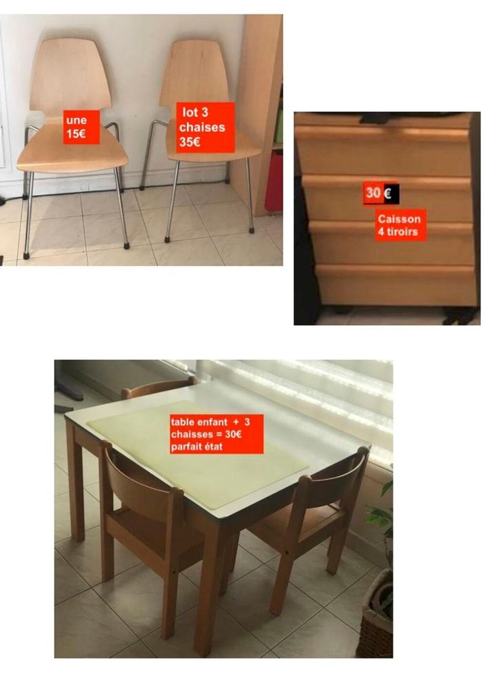 meubles pour bureau en excellent &eacute;tat Meubles