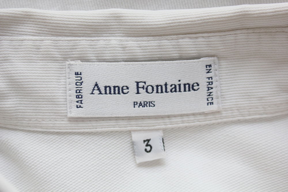 Chemise blanche ANNE FONTAINE 
T.3 Vtements