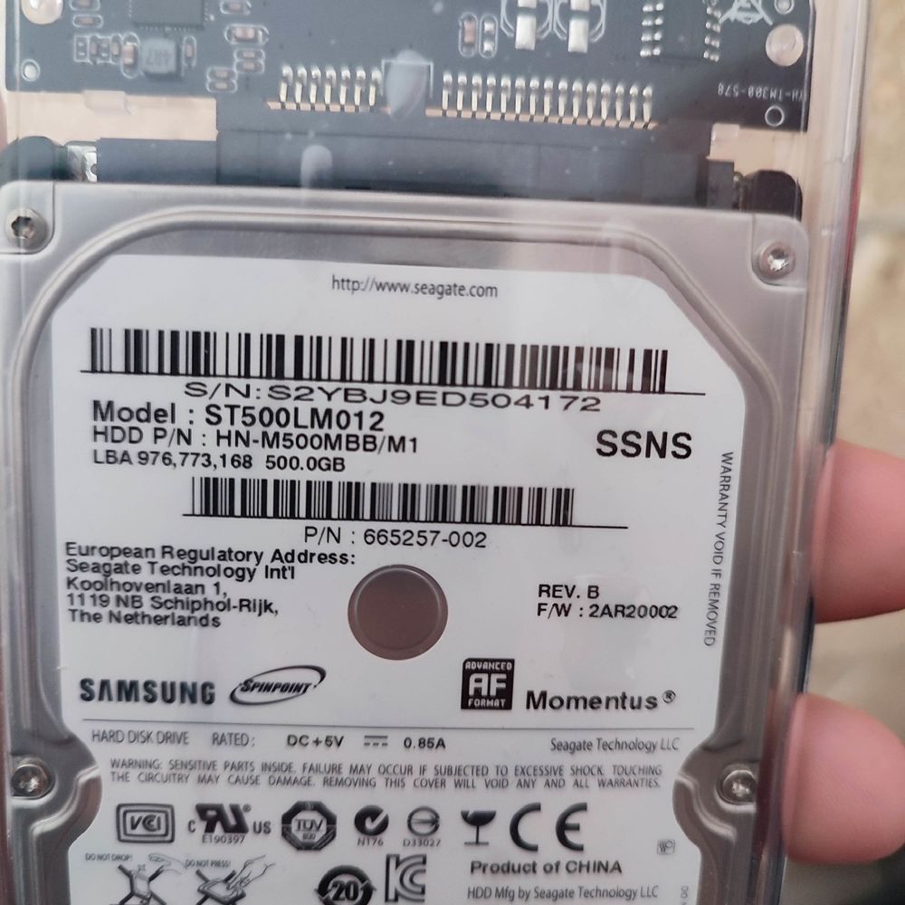 Disque dur externe Samsung 500Go Matériel informatique