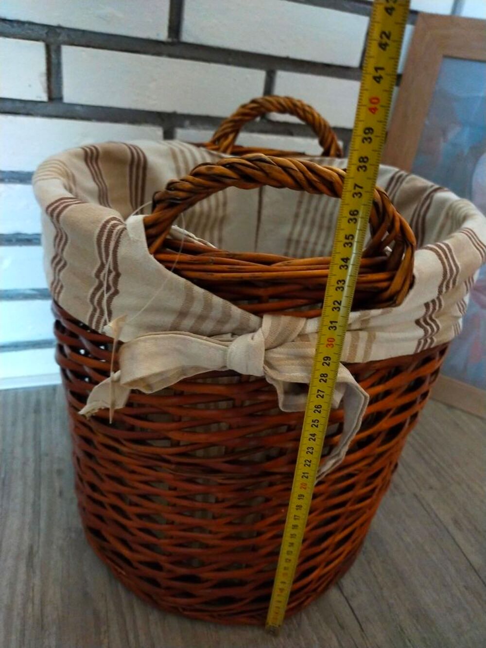 Panier corbeille osier rotin parfait &eacute;tat Décoration