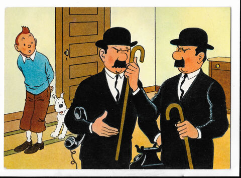 Carte Postale Tintin - Les aventures de Tintin n6  Ed. YVON 25 Issy-les-Moulineaux (92)