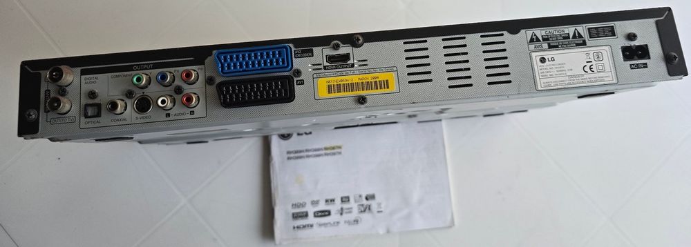  lecteur enregistreur LG RH387H Photos/Video/TV