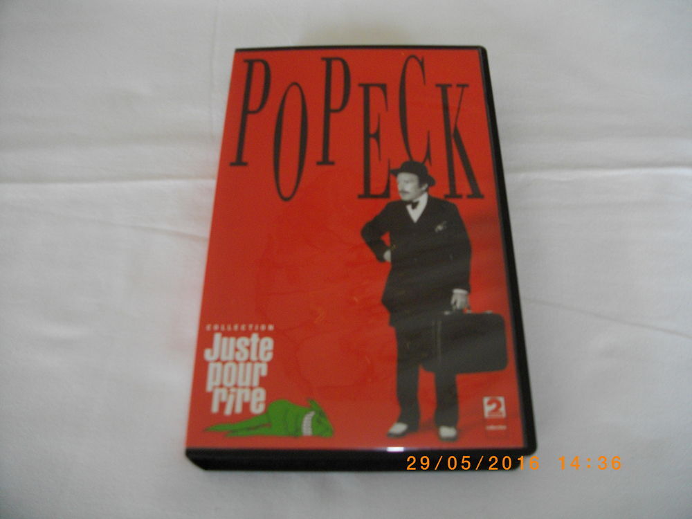 Cassette vid&eacute;o vhs de : "POPECK - HUMORISTE" DVD et blu-ray