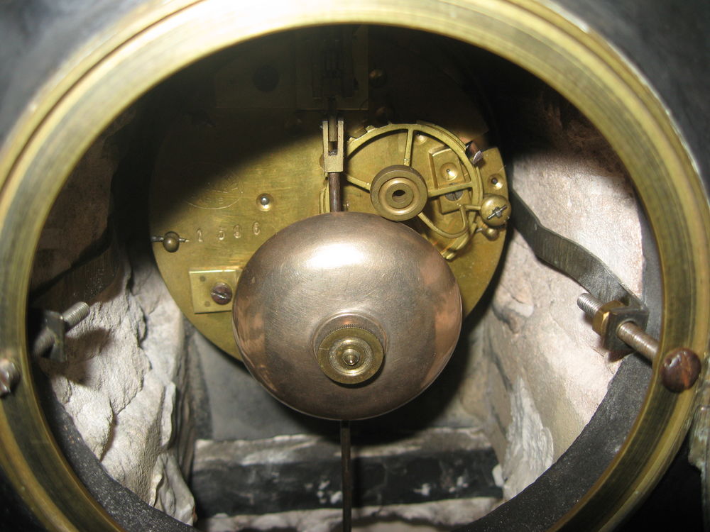 ancienne pendule de notaire H Molle Paris Décoration