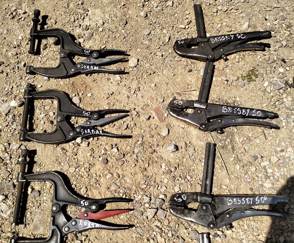 Pince etau soudeur carrossier Bricolage