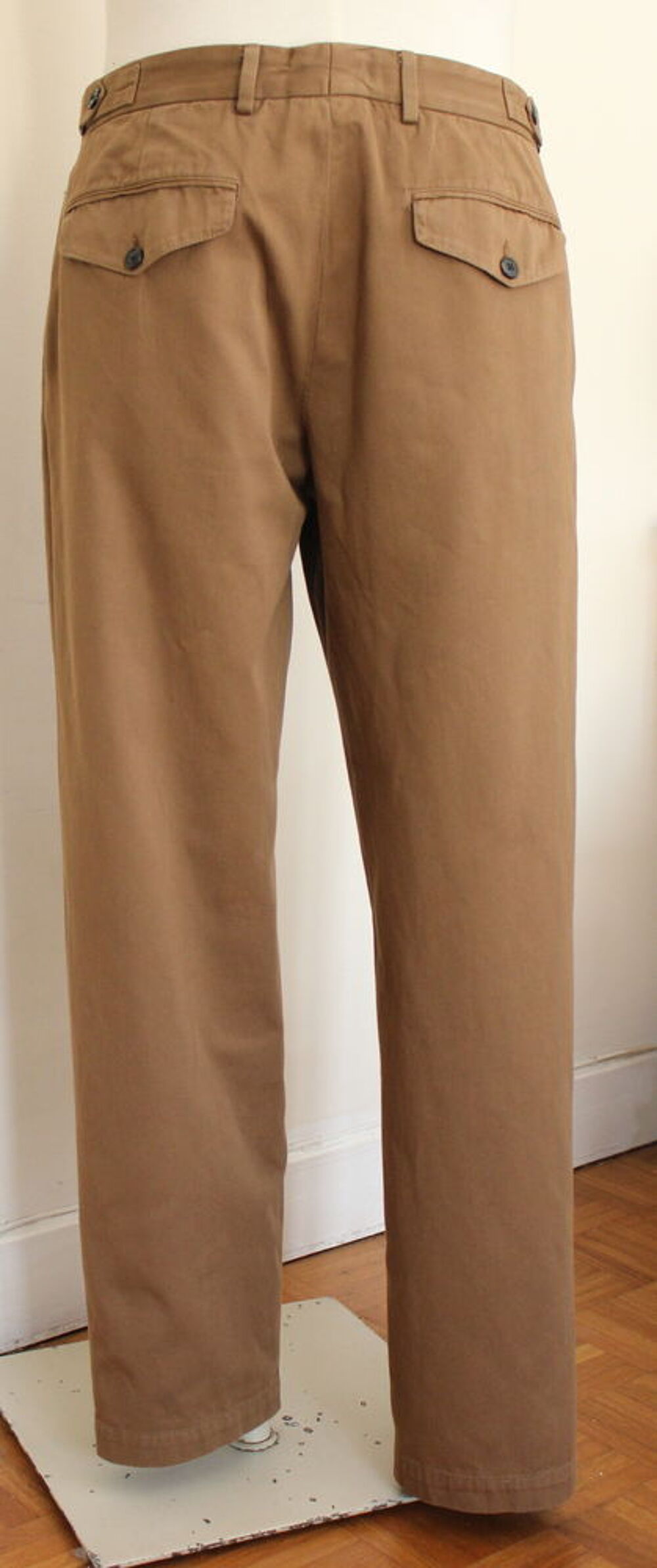 Pantalon brun DRIES VAN NOTEN T.50 Vêtements