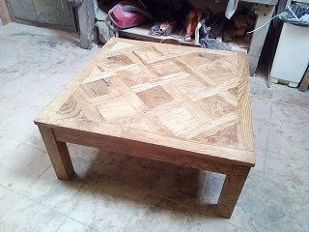 table basse parquet de versailles Meubles