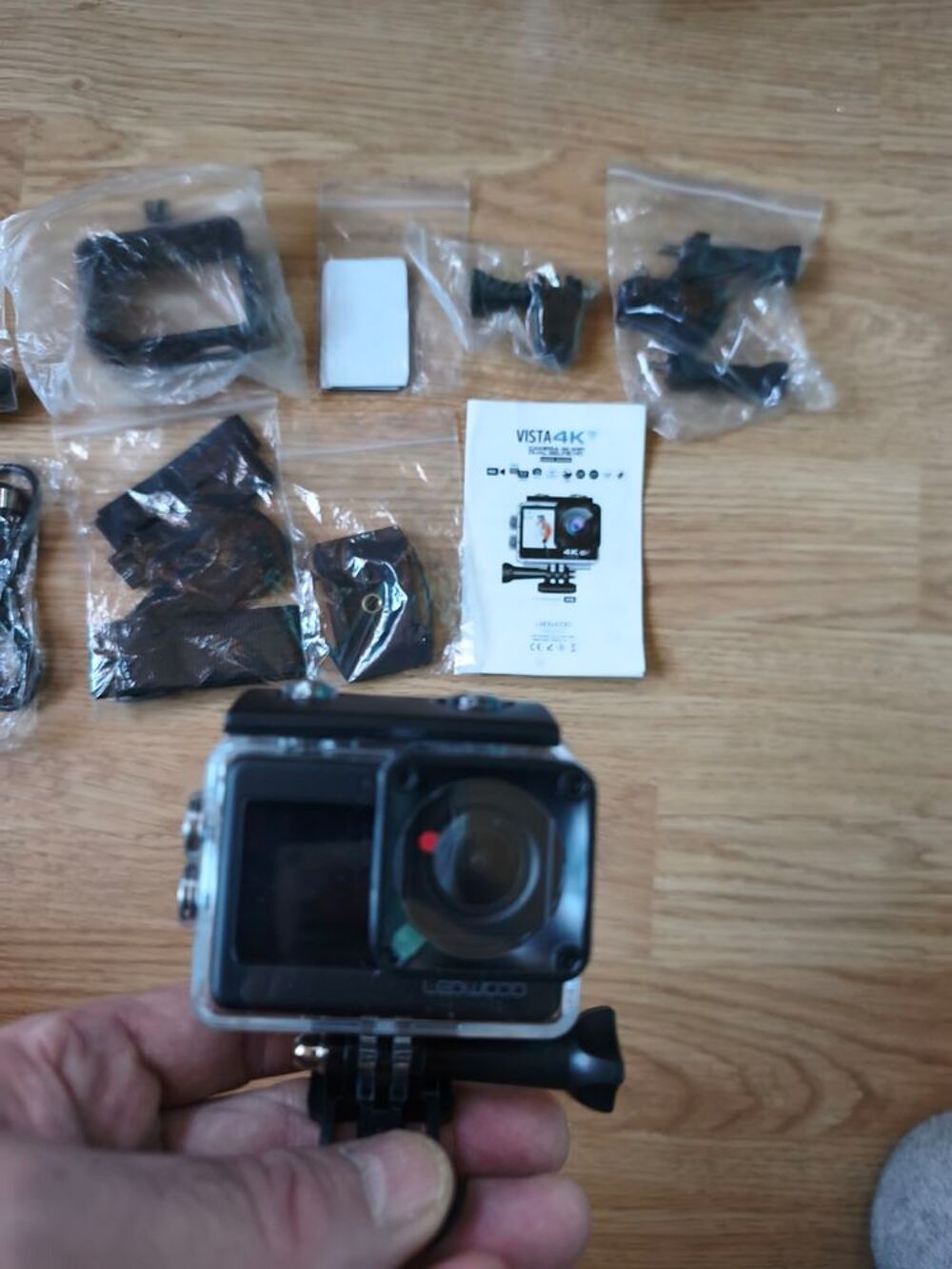 Cam&eacute;ra vista4k wifi dual selfie hd Photos/Video/TV