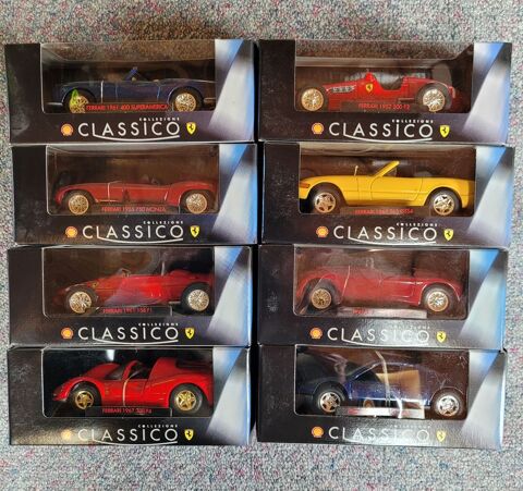 8 voitures ferrari 1/43 collection classico.
80 Cruseilles (74)