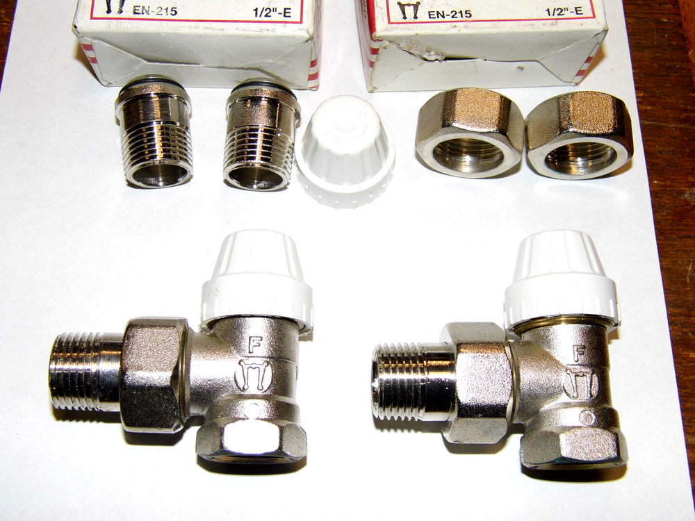 2 Thermostat ORKLI thermostatic radiateur valve Bricolage